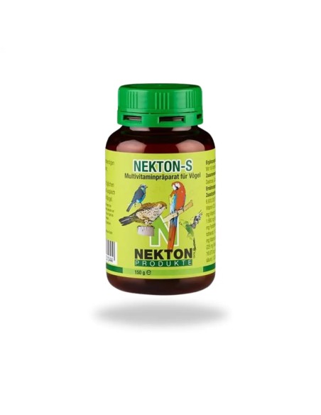 Nekton S 150gr, vitaminas, minerales y aminoácidos para aves